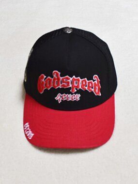 Godspeed Fever Black and Red Trucker Cap